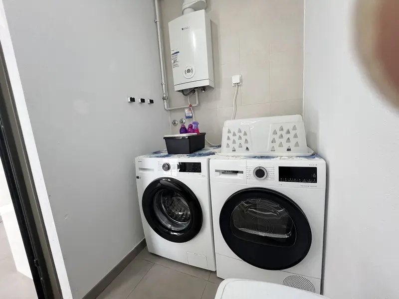 Pračka a sušička v apartmánu